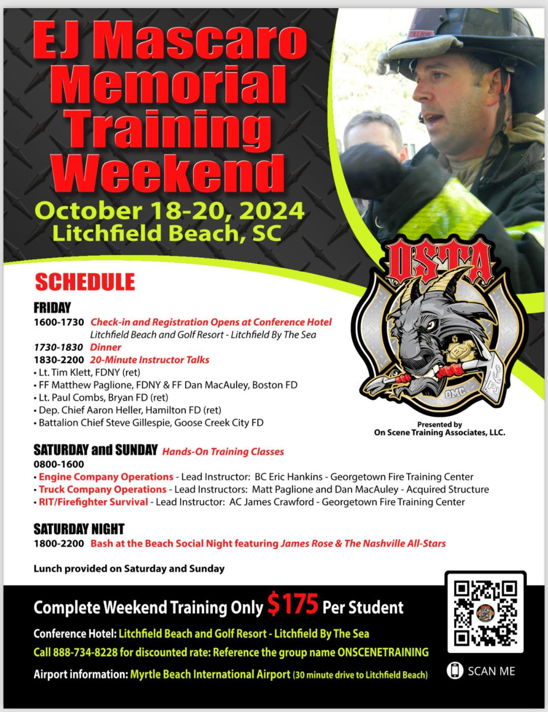 EJ Mascaro Memorial Training Weekend